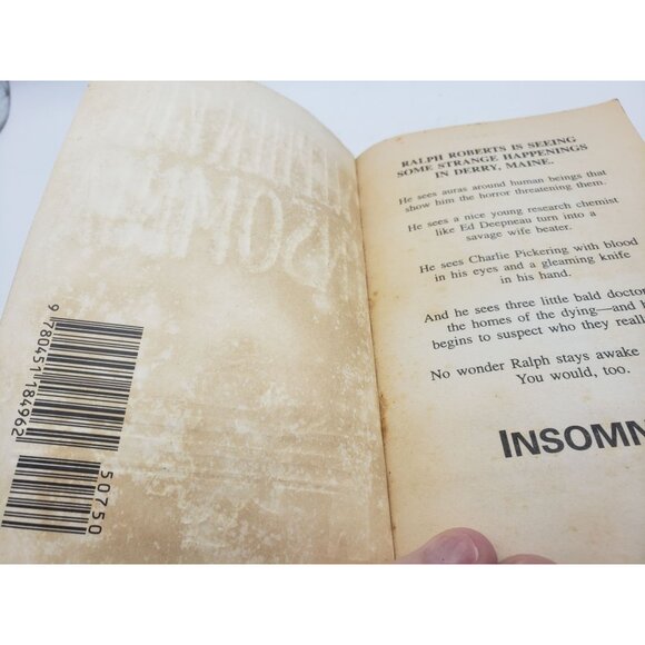 Stephen King Insomnia 1994 Paperback Book - Picture 3 of 12